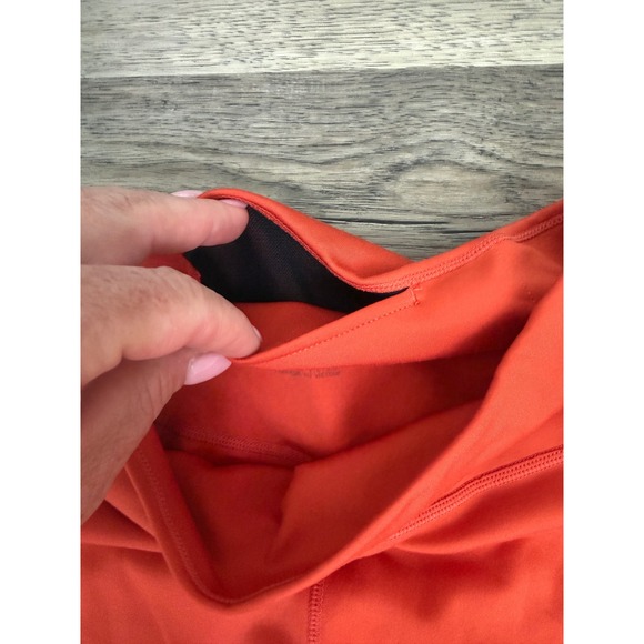 Nike Dri-Fit Women's Athletic Leggings Bright Orange High Rise Workout Small - Picture 5 of 12